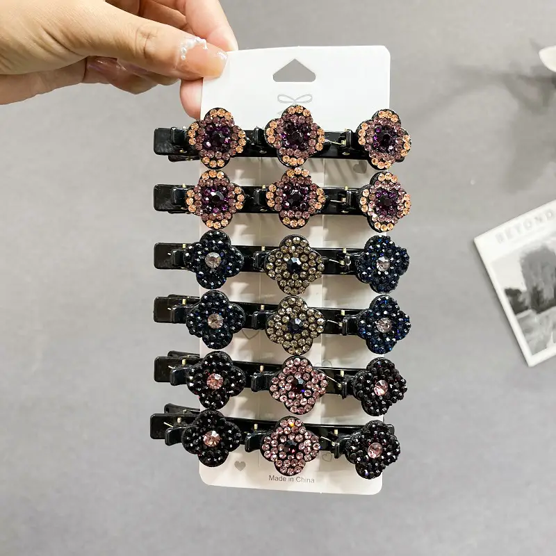 Korean Style Rhinestone Bow Hair Clip All Match — feature 4