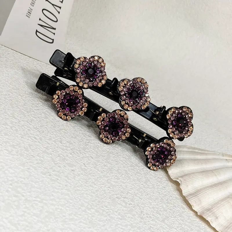 Korean Style Rhinestone Bow Hair Clip All Match — feature 7