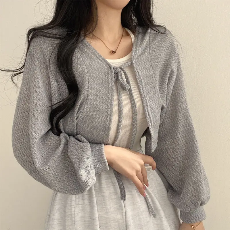 South Korea Summer Lace-Up Lantern Coat Sun Protection Shirt — feature 15