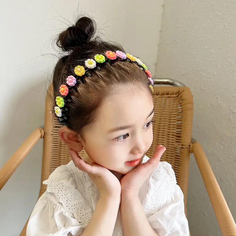 Cute Cartoon Hairpin Headband for Girls Non-Slip Braided Hair Accessories - Image 11