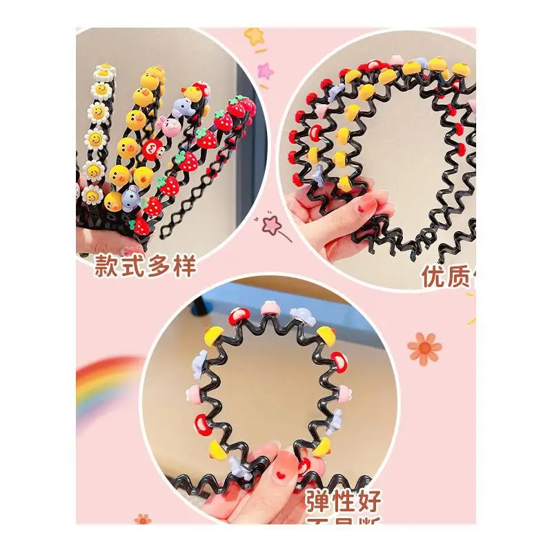 Cute Cartoon Hairpin Headband for Girls Non-Slip Braided Hair Accessories - Image 12