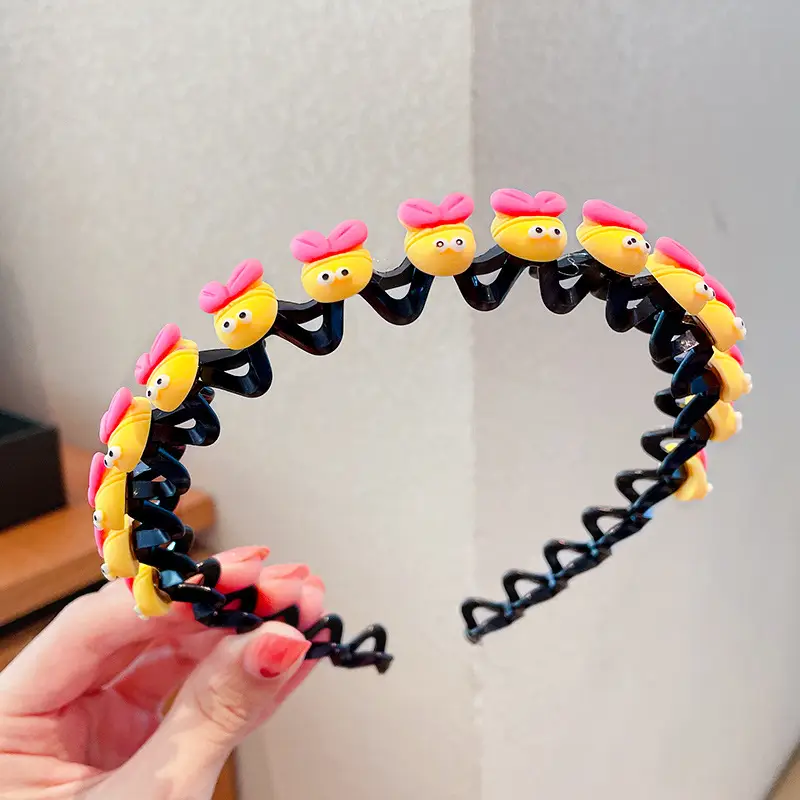 Cute Cartoon Hairpin Headband for Girls Non-Slip Braided Hair Accessories - Image 7