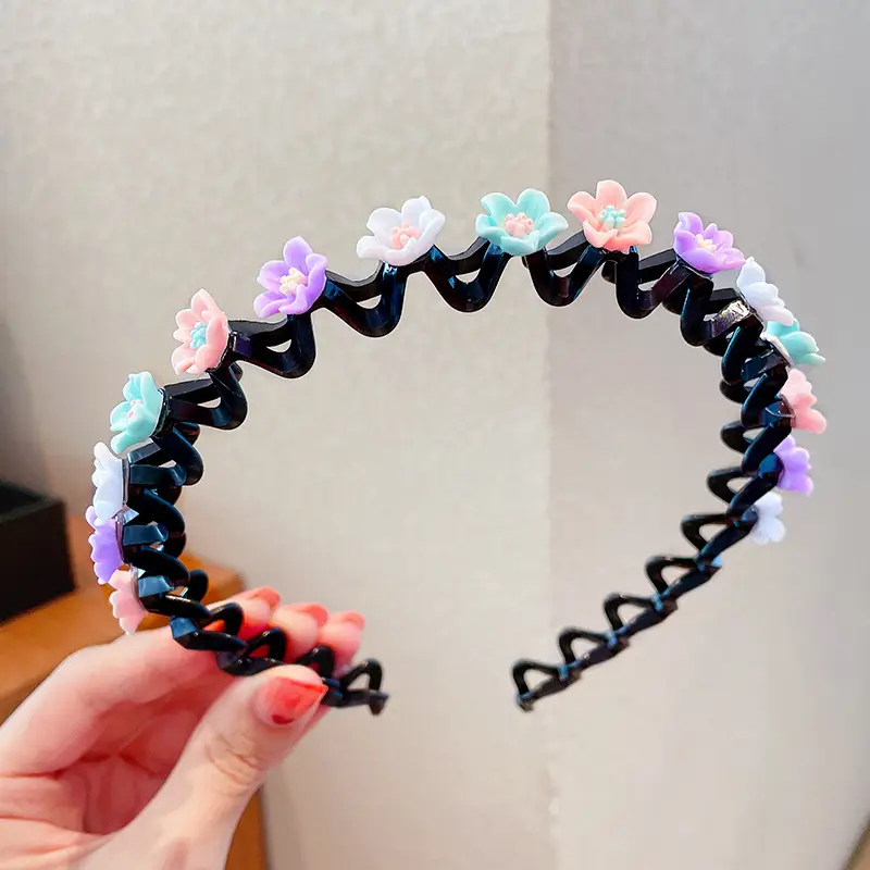 Cute Cartoon Hairpin Headband for Girls Non-Slip Braided Hair Accessories - Image 6