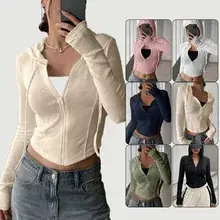 2025 Long Sleeve Collar Suit Women Grey — feature 4