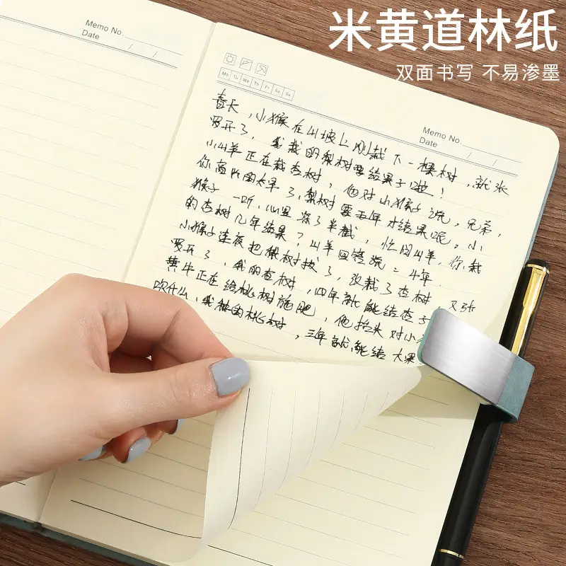 A5 Custom Skin-Feel Thick Business Notebook 360 Pages - Image 82