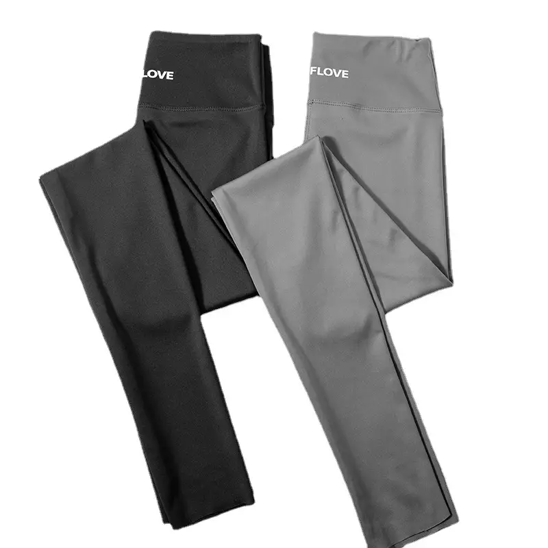 Black Shark Skin High Waist Leggings Women's Fleece Lined Yoga Pants - Image 93