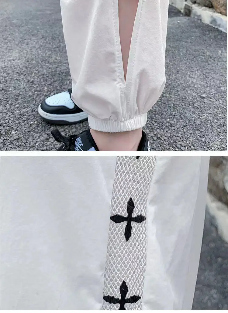 Women Ice Silk Harem Pants Black Slime Style — feature 31