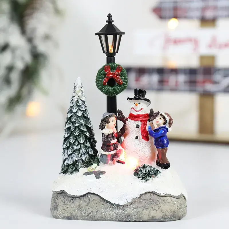 Christmas Miniature Landscape Decor Resin Set - Image 5