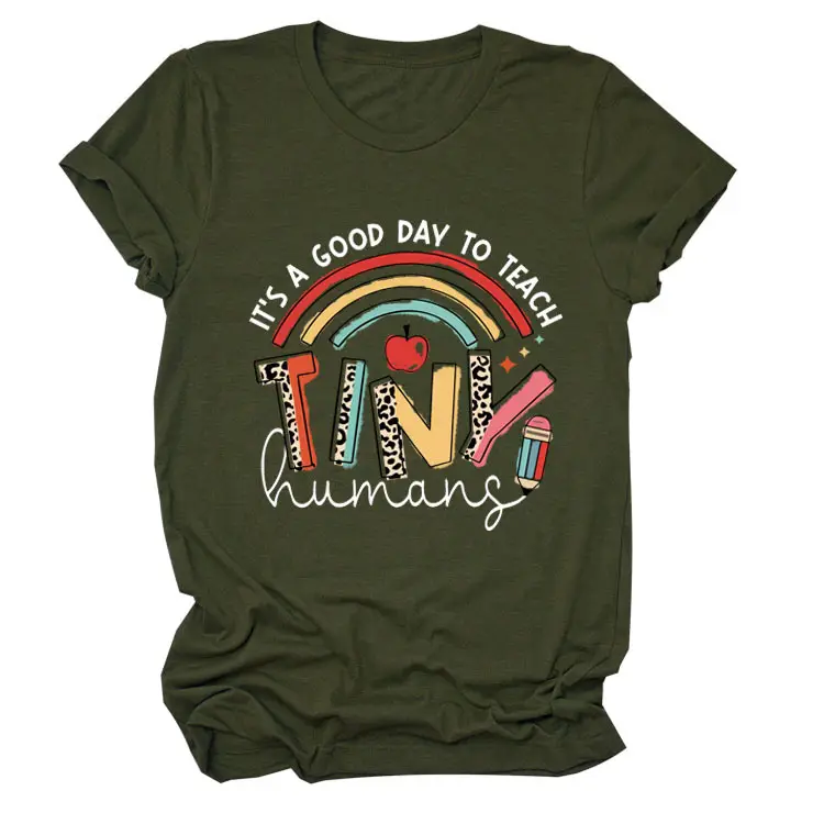 Women IT'S A GOOD DAY TO TEACH T-Shirt Dark Gray - Image 13