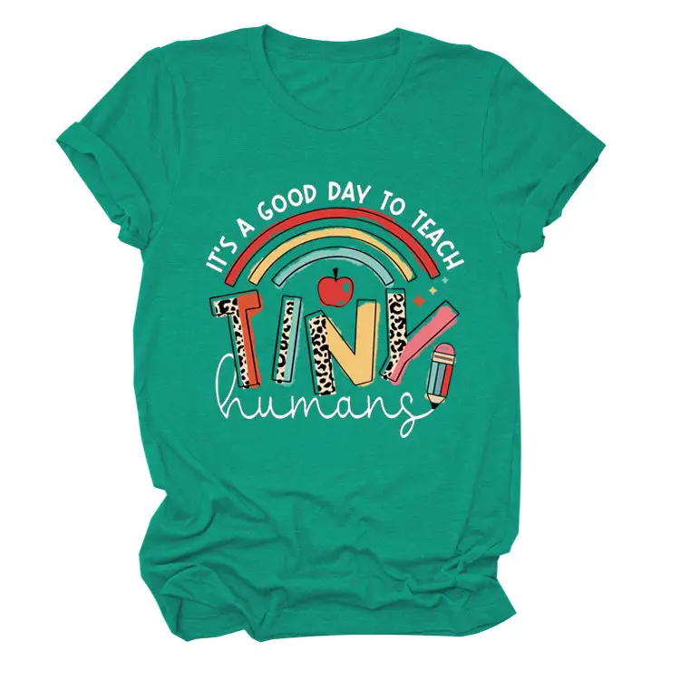 Women IT'S A GOOD DAY TO TEACH T-Shirt Dark Gray - Image 22