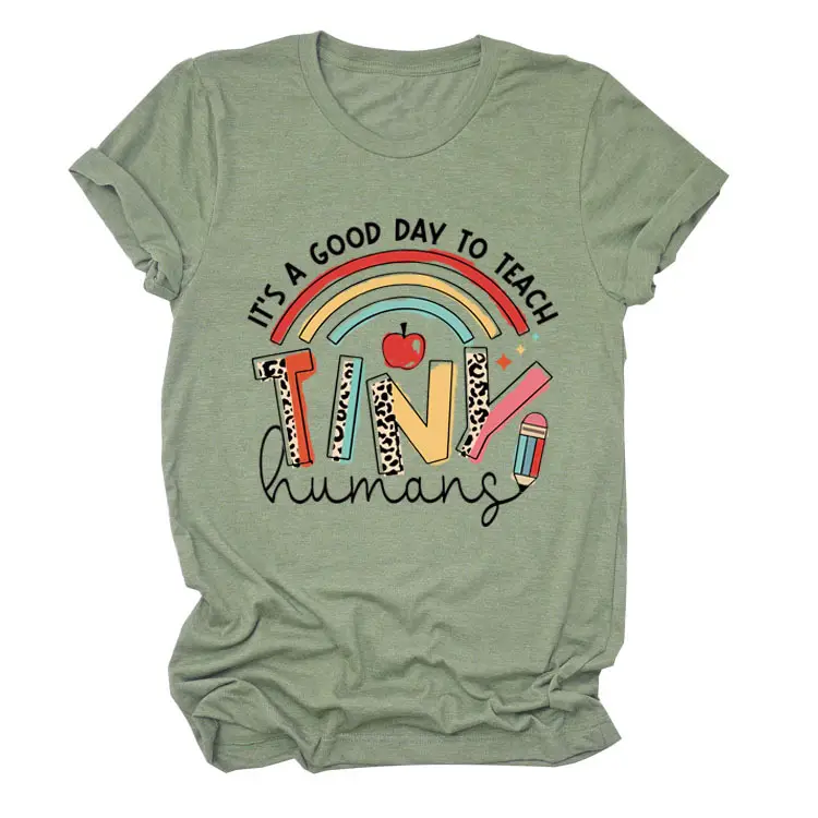 Women IT'S A GOOD DAY TO TEACH T-Shirt Dark Gray - Image 26