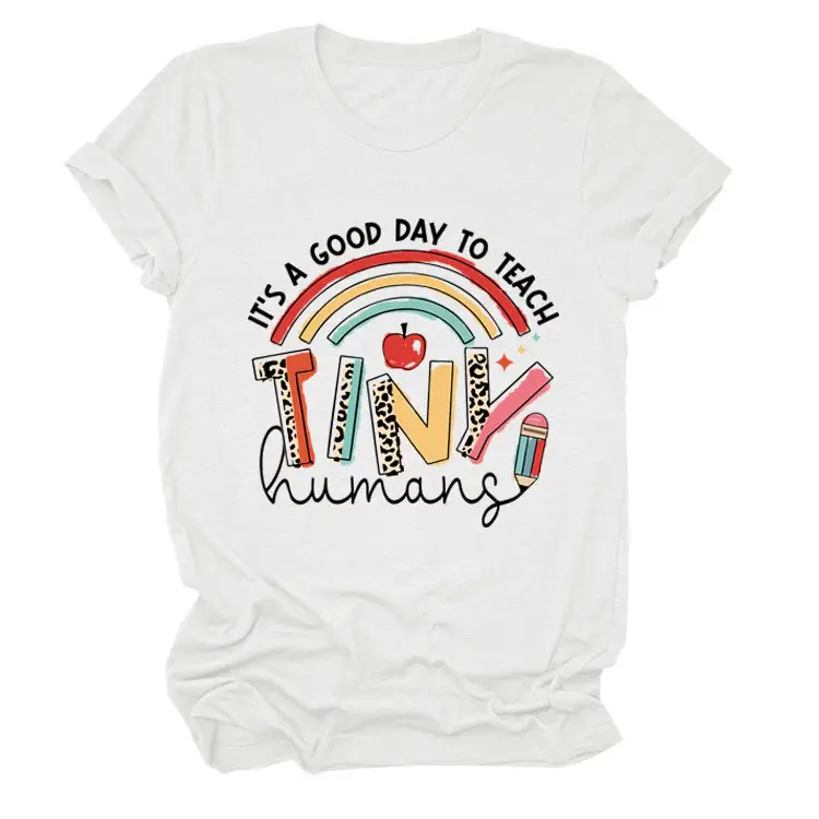 Women IT'S A GOOD DAY TO TEACH T-Shirt Dark Gray - Image 8