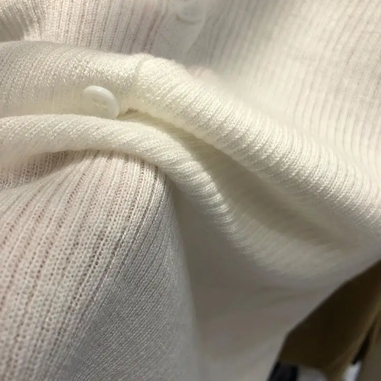V-Neck Long Sleeve Knit Cardigan Women Spring — feature 20