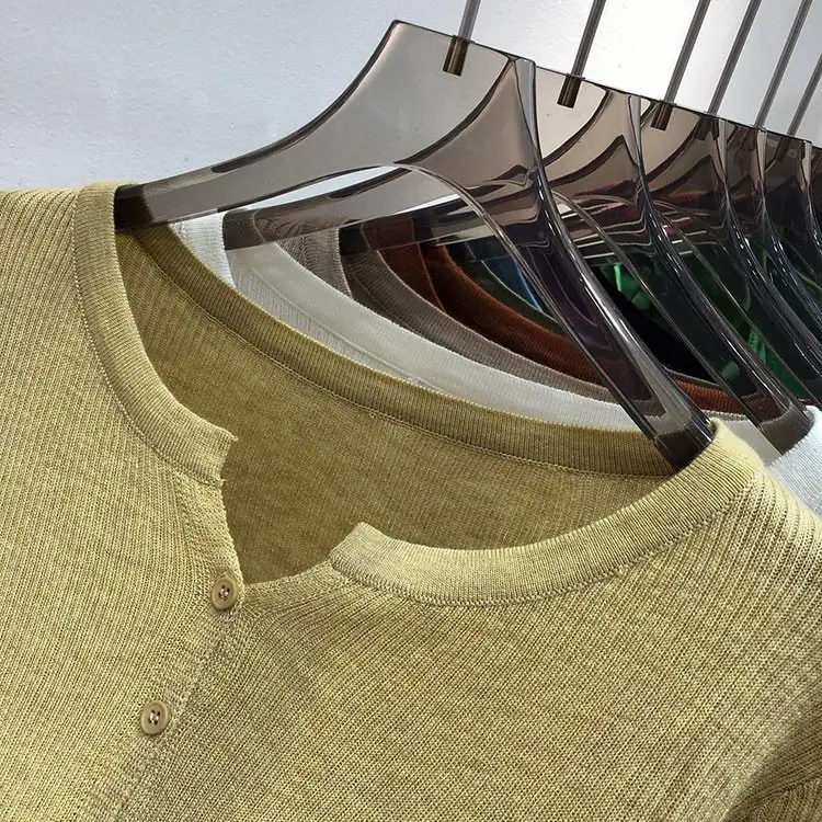 V-Neck Long Sleeve Knit Cardigan Women Spring — feature 6