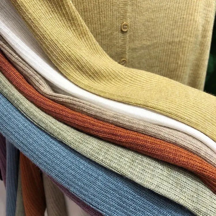 V-Neck Long Sleeve Knit Cardigan Women Spring — feature 8