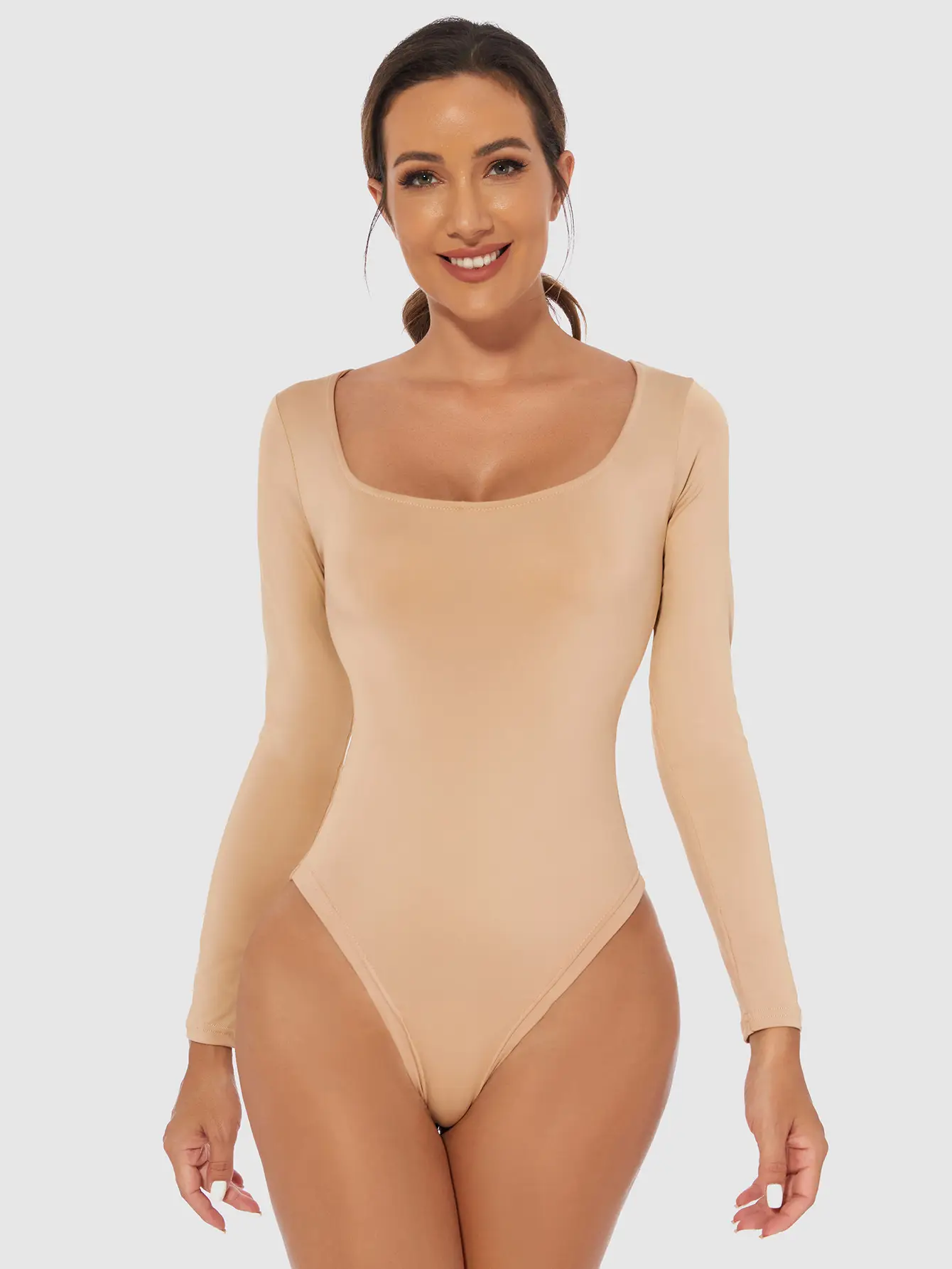 Black Long-Sleeve Women's Slim Fit Jumpsuit - Image 8