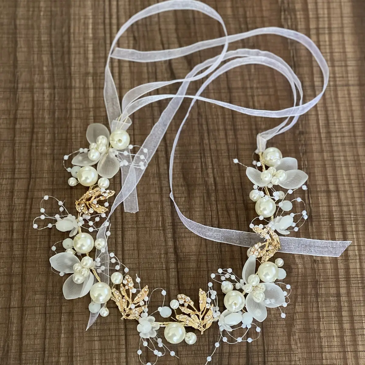 Pearl Flower Ball Bracelet for Wedding & Kids
