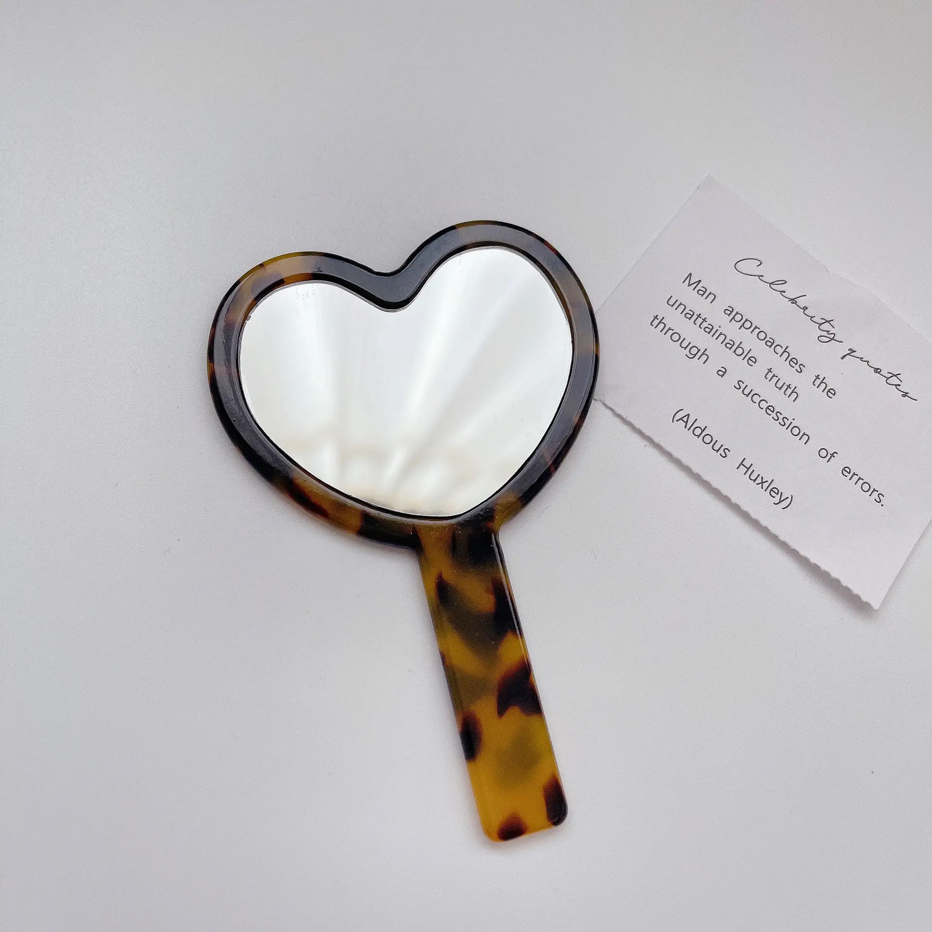 Korean Vintage Heart Mirror Makeup Mirror for Women - Image 6