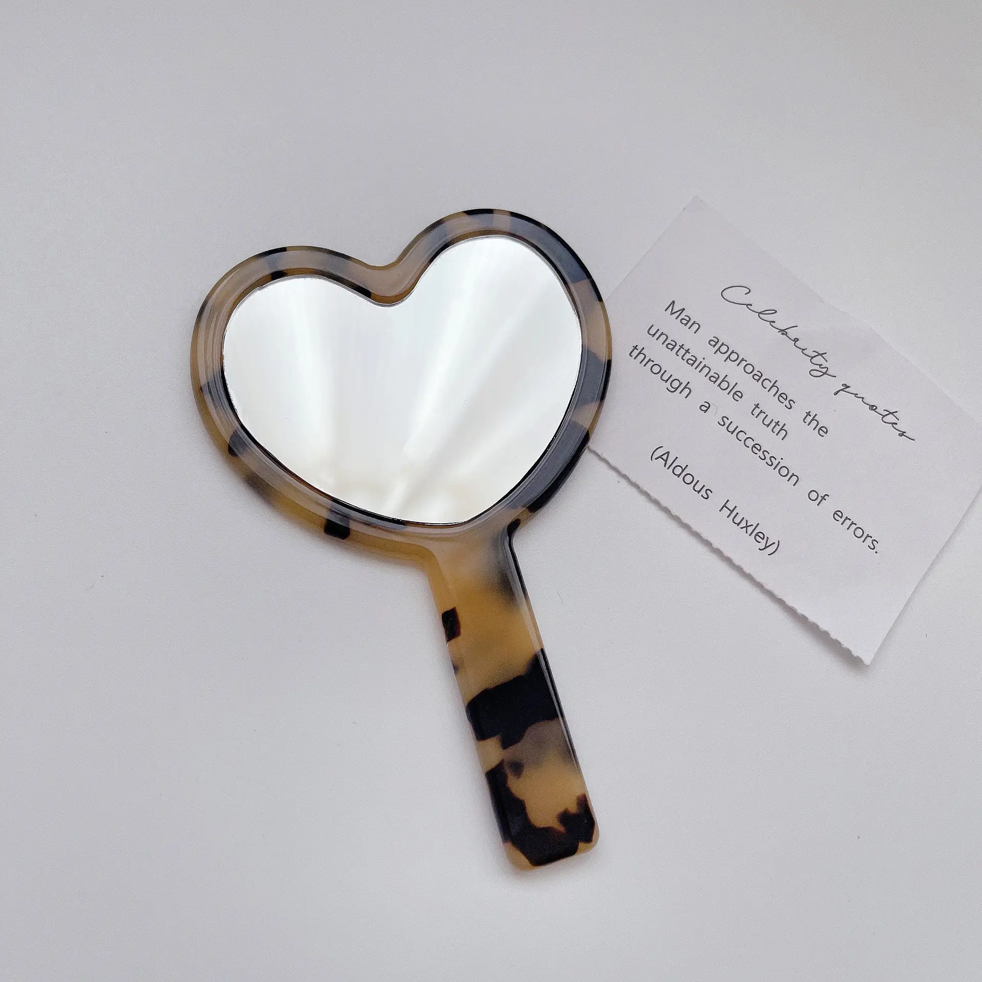 Korean Vintage Heart Mirror Makeup Mirror for Women - Image 8