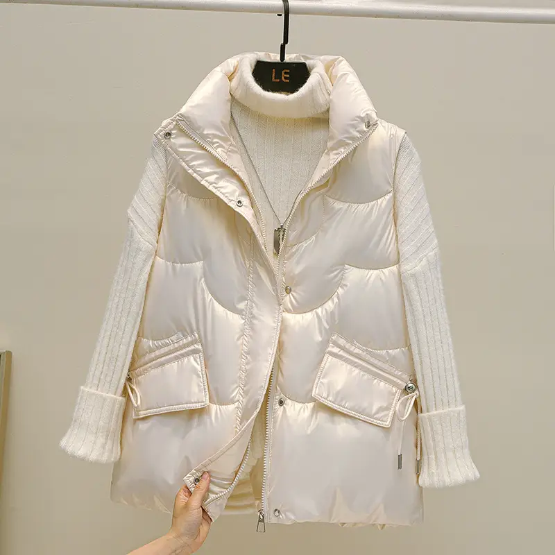Women's White Waistcoat Vest Fall Winter 2022 - Image 6