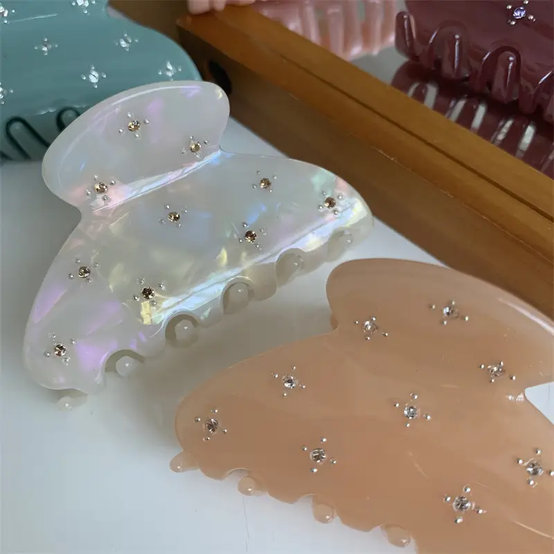 2022 Korean Exquisite Retro Back Clips Medium Size - Image 5