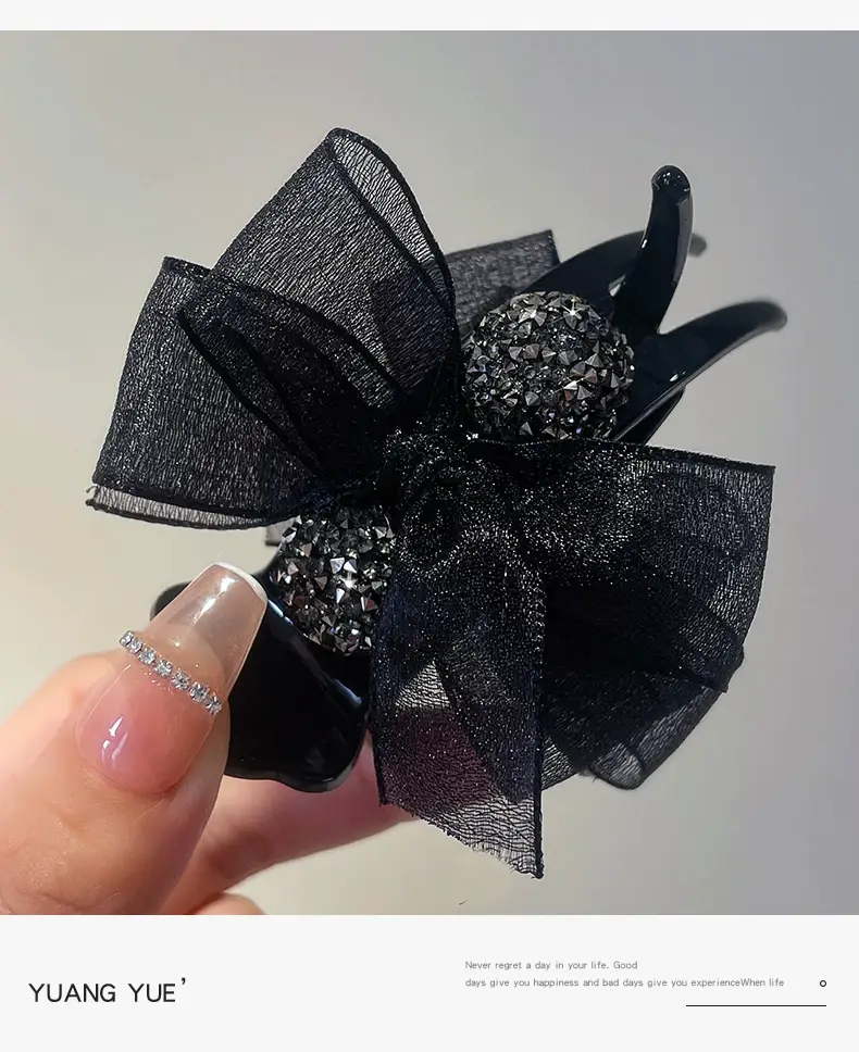 Mesh Sunflower Hair Clip with High Grip & Elegant Design — feature 4
