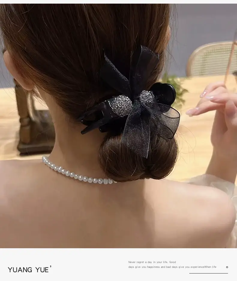 Mesh Sunflower Hair Clip with High Grip & Elegant Design — feature 5