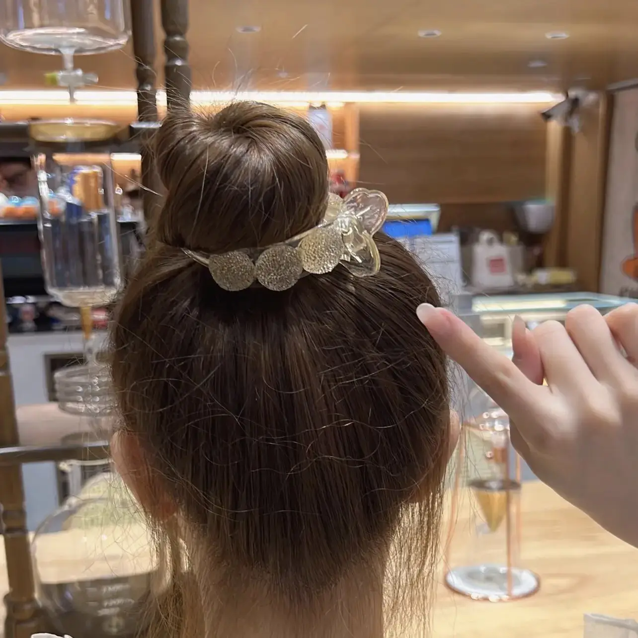 Mesh Sunflower Hair Clip with High Grip & Elegant Design - Image 2