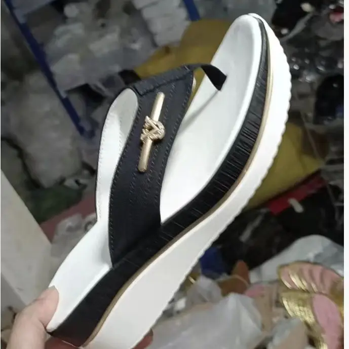 Women Red Wedge Sandals Summer European American New Arrival