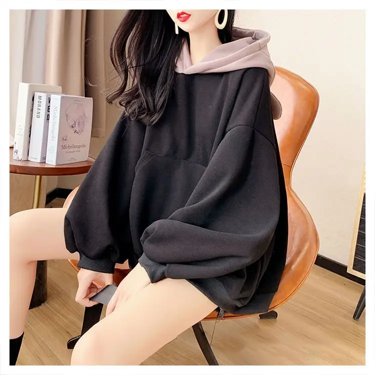 Women Korean Style Fleece Bear Hooded Jacket Green — feature 10