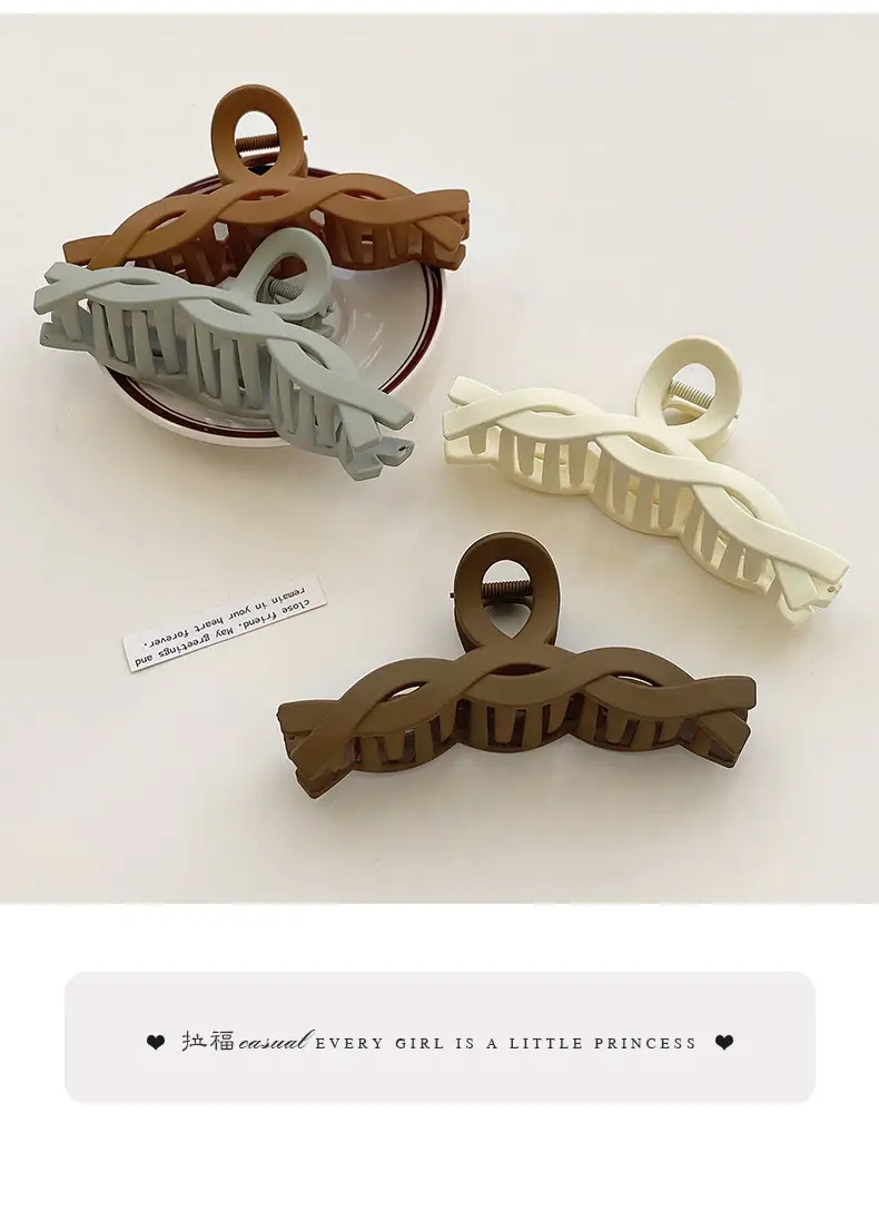 Elegant Hair Clip for Women Large Braided Style — feature 17