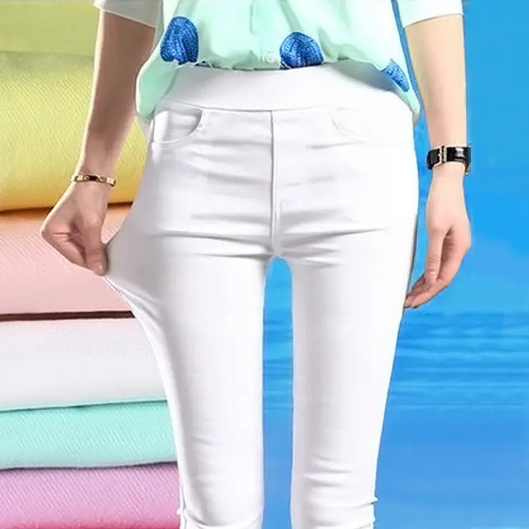 Small Black Slim Fit Skinny Pants Women - Image 4