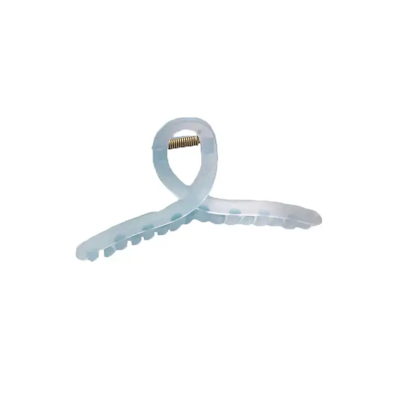 Light Blue Frosted Hair Clip for Women - Image 14