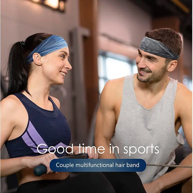 Printed Sweat Absorbent Headband for Women Running Yoga - Image 15