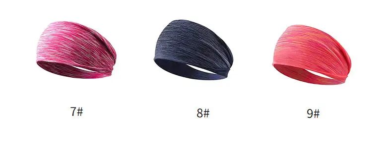 Printed Sweat Absorbent Headband for Women Running Yoga — feature 10