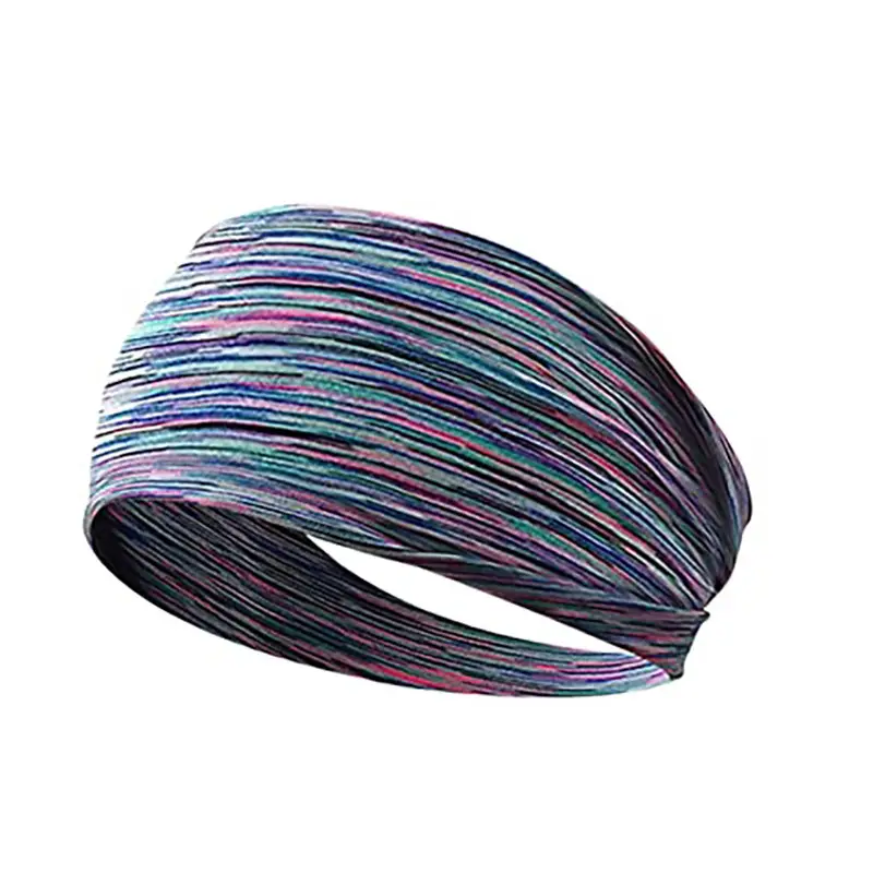 Printed Sweat Absorbent Headband for Women Running Yoga — feature 24