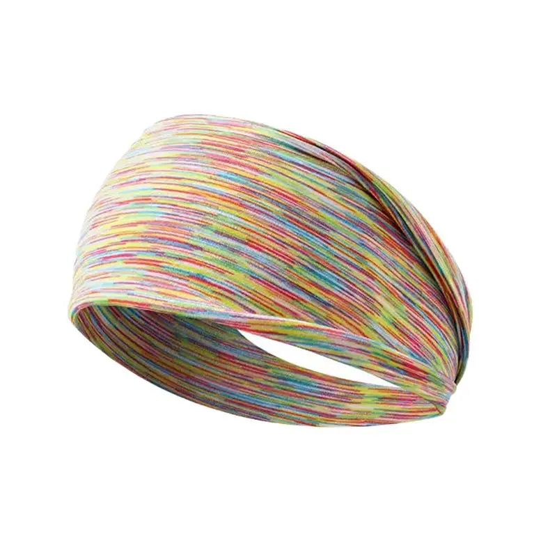 Printed Sweat Absorbent Headband for Women Running Yoga — feature 27