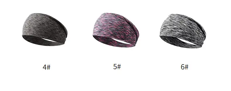 Printed Sweat Absorbent Headband for Women Running Yoga — feature 9