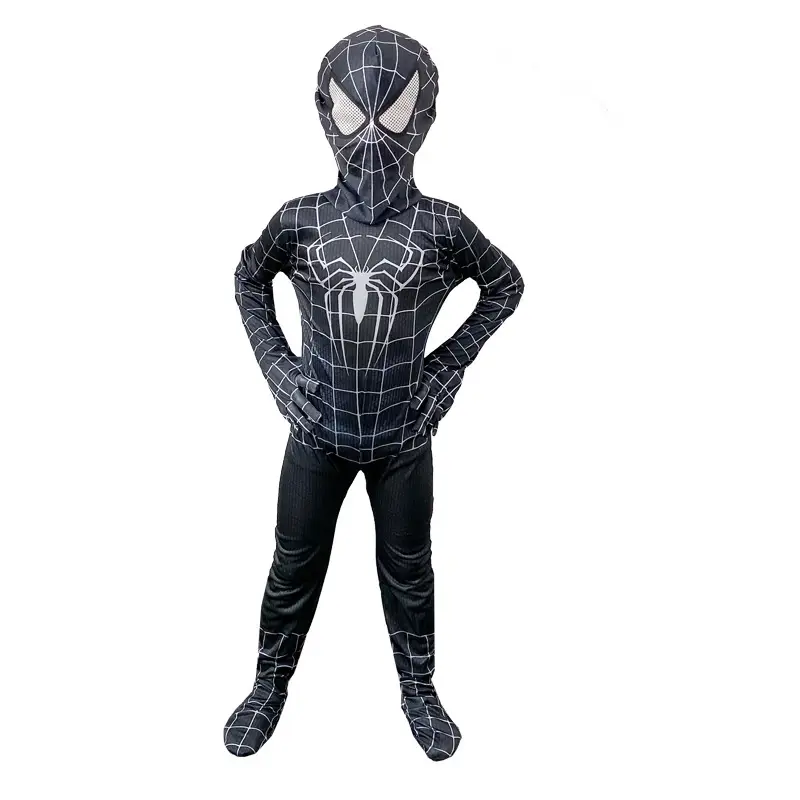 Spider-Man Tights Kids Halloween Cosplay Red Black - Image 5