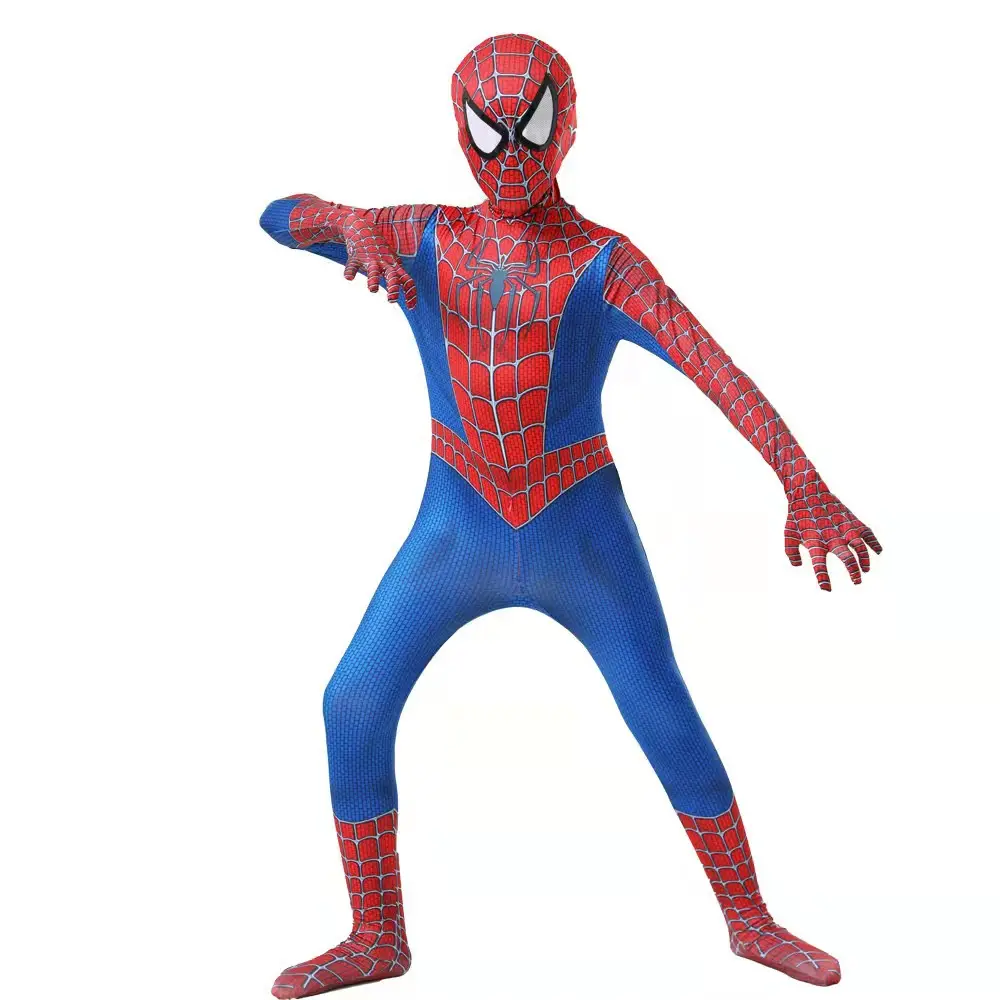 Spider-Man Tights Kids Halloween Cosplay Red Black - Image 7