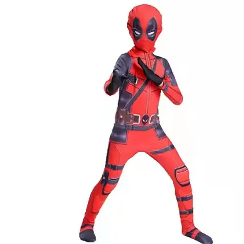 Spider-Man Tights Kids Halloween Cosplay Red Black - Image 8