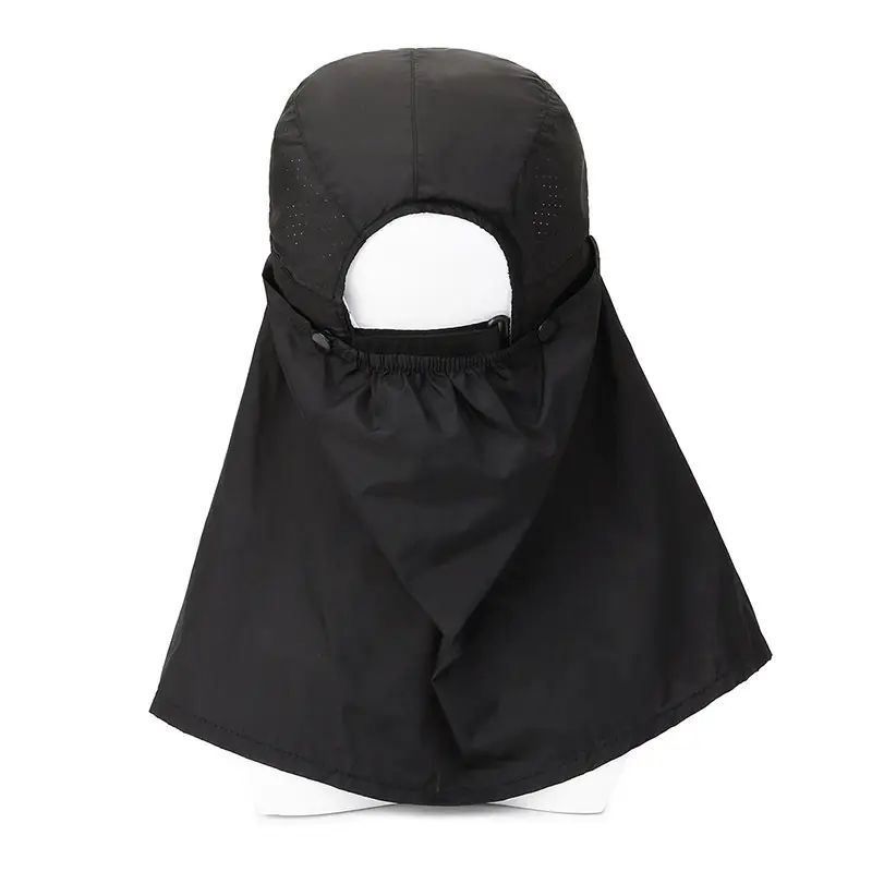 Women Sun Hat with Neck Cover and Brim - Image 10