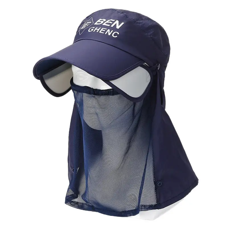 Women Sun Hat with Neck Cover and Brim