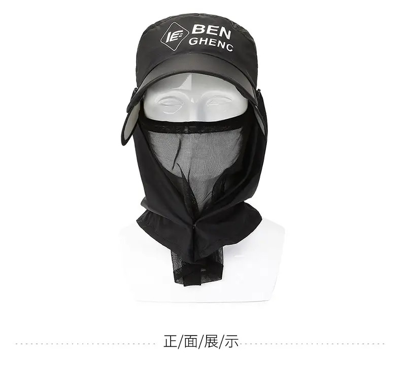 Women Sun Hat with Neck Cover and Brim — feature 6