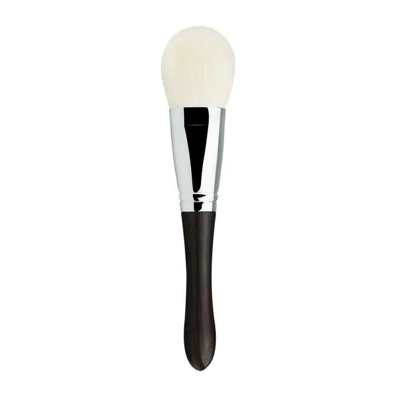 Heritage Ebony Cosmetic Brush Set with Wool Bristles - Image 4