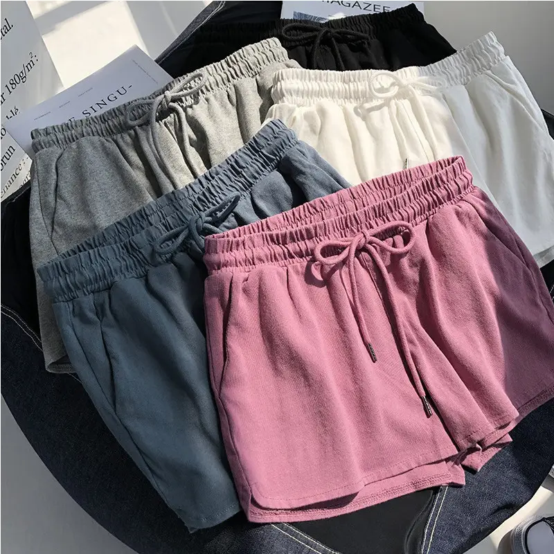 Women Elastic Waist Shorts 2025 Summer Loose Casual - Image 7