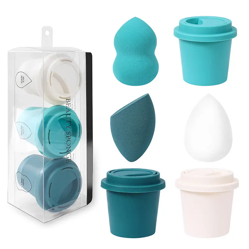 Wholesale Makeup Egg Sponge for Coffee Cup Use
