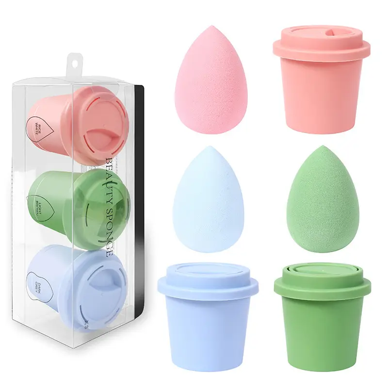 Wholesale Makeup Egg Sponge for Coffee Cup Use