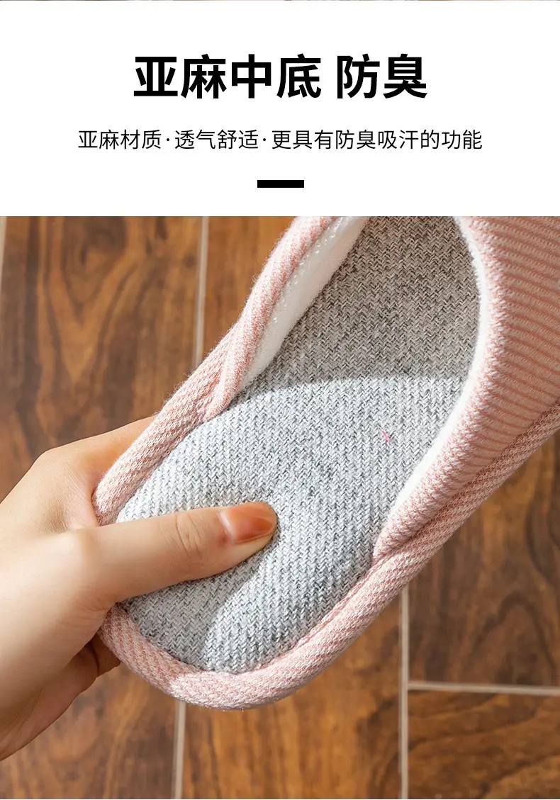 New Cotton Slippers for Women with Baotou Winter Non-Slip Soft Bottom Indoor Autumn and Winter Warm Couple Silent Cotton Slippers for Men — feature 10