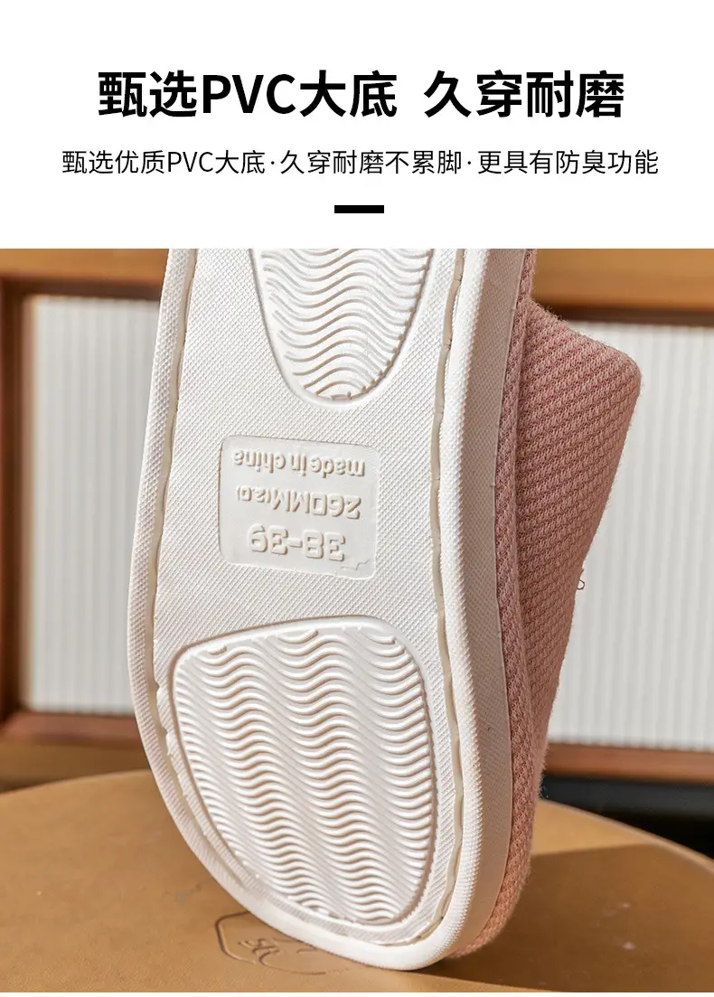 New Cotton Slippers for Women with Baotou Winter Non-Slip Soft Bottom Indoor Autumn and Winter Warm Couple Silent Cotton Slippers for Men — feature 12